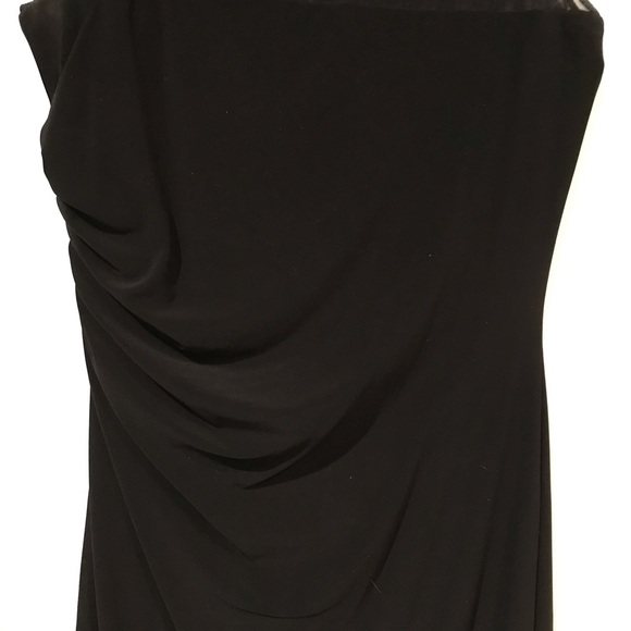 Shelli Segal Black dress size 12 - Picture 5 of 7